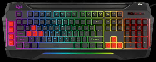 Игровая клавиатура SVEN KB-G8800 (109 кл, макросы, RGB-подсветка, звук. индикация, USB-порт) Sven SV-017675