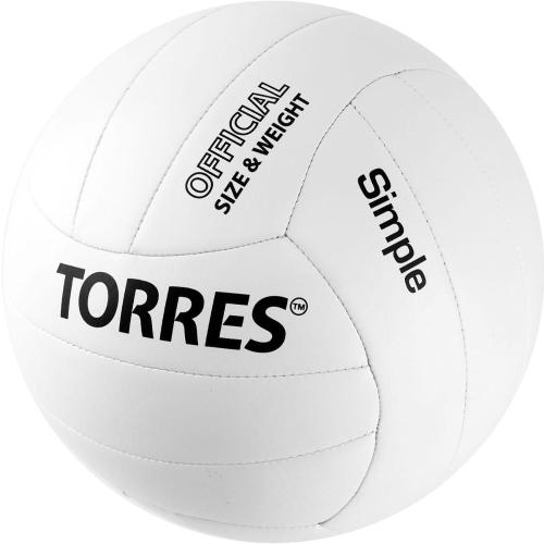 Мяч волейбольный TORRES Simple, размер 5, S0000142424