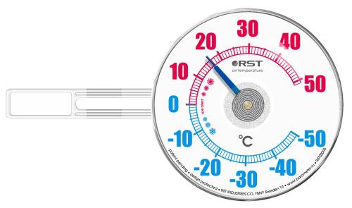 Термометр биметаллический на липучке RST02095