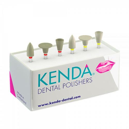 0400.006A KENDA Deluxe для полировки всех видов пломб из композитов и компомеров (6 шт)