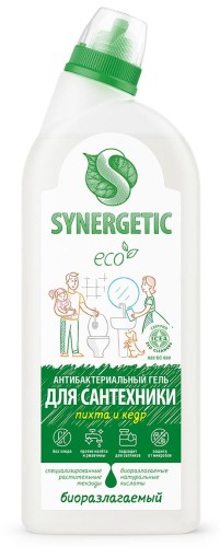 Средство для сантехники Synergetic Пихта и кедр 0,7л