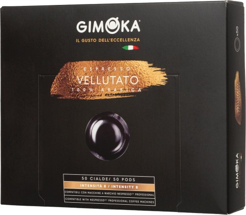 Кофе в капсулах Gimoka Nespresso Professional Vellutato жар.,мол., 50шт/уп