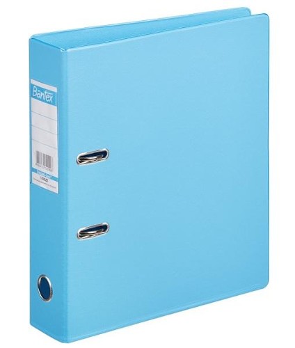Папка регистратор с арочным механизмом 70 мм небесно-голубая