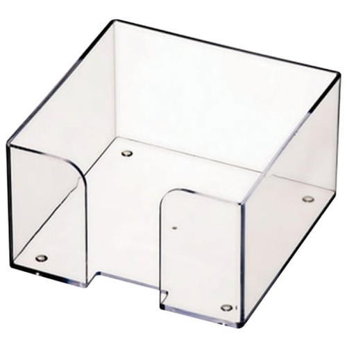 Подставка-органайзер без наполнения СТАММ пластиковая, 90х90х50 мм, прозрачная, ПЛ61