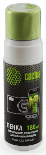 Чистящий набор Cactus для экранов и оптики 1шт 18x18см 180мл CS-S3006