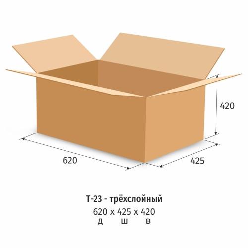 Гофрокороб картонный, 620х425х420, Т-23, 10 шт/уп