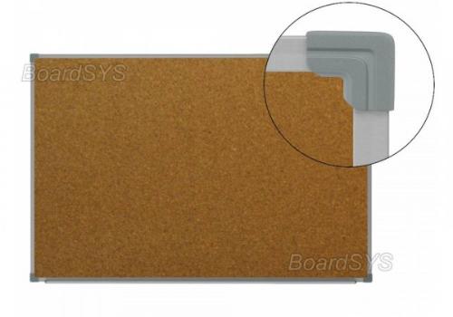 Доска пробковая 100x120 см EcoBoard BOARDSYS алюминиевая рама