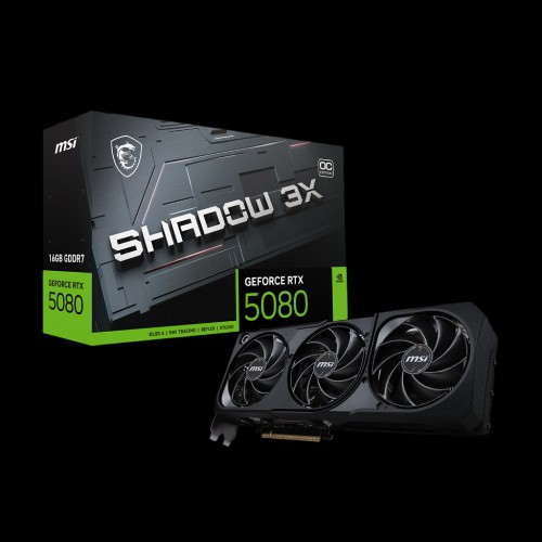 Видеокарта MSI GeForce RTX 5080 16G SHADOW 3X OC