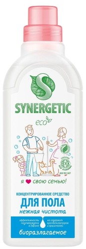 Средство для мытья пола Synergetic Нежная чистота 750мл