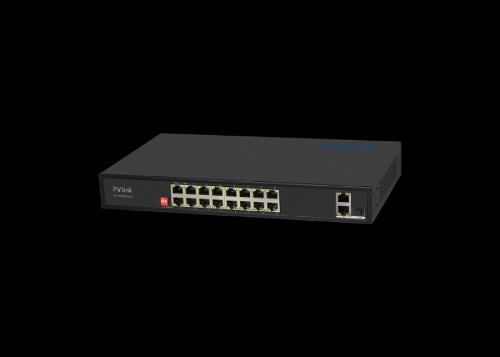 Novicam PV-POE16G2S1 PoE коммутатор 100/1000, 16xPoE, Uplink, 1xUplink, 1xCombo, PoE 250 Вт, Watchdog Версия: 2119