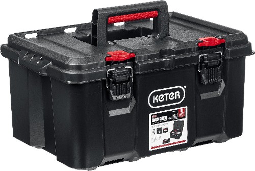 KETER STACKNROLL, 525 х 345 х 260 мм, (21"), пластиковый ящик с крышкой (38398)