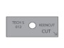 Лезвия KeenCut Tech S .012 Blades (100) CA50-021