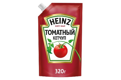 Кетчуп Heinz Томатный дой-пак 320 г