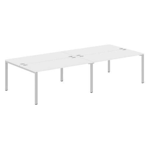 Бенч-система XTEN-S60 XS6WST 3214, белый/алюминий, 3200х1406х750 мм Бенч-система XTEN-S60 XS6WST 3214, белый/алюминий, 3200х1406х750 мм