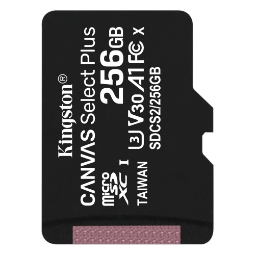 Карта памяти Kingston Canvas Select Plus microSDXC UHS-I, SDCS2/256GBSP