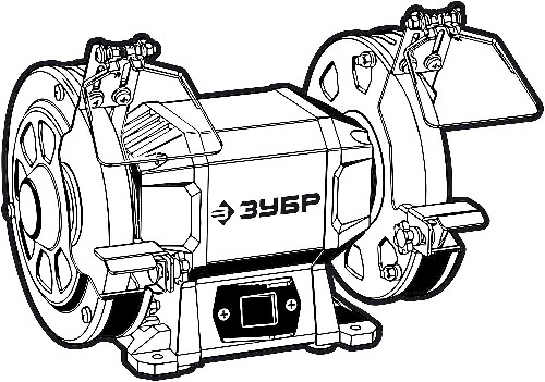 ЗУБР d 125 мм, 150 Вт, заточной станок (СТ-125)