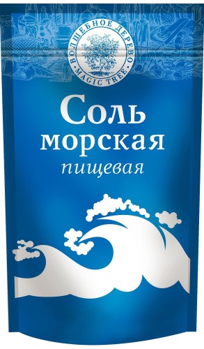 Соль морская Волшебное дерево дой-пак 250г 15шт/уп