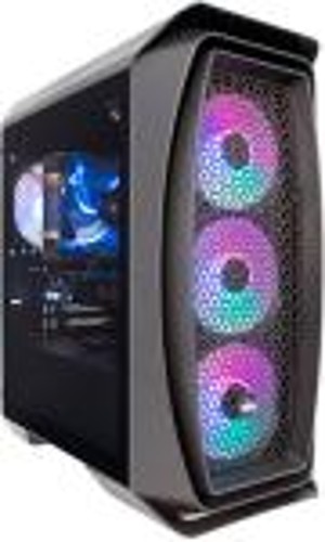 Компьютер iRU Game 520B5GMA MT, Ryzen 5 5600X 3.7, 16Gb, SSD512Gb, RTX3050 8Gb, FreeDOS, GbitEth, 650W, черный (1926551)