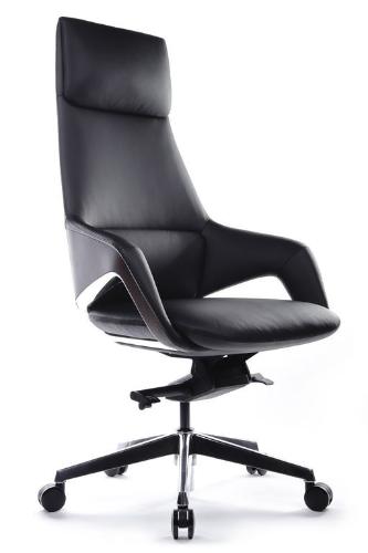 Кресло Riva Design Aura FK005-A Чёрный (A8) натуральная кожа 68*68*122-128