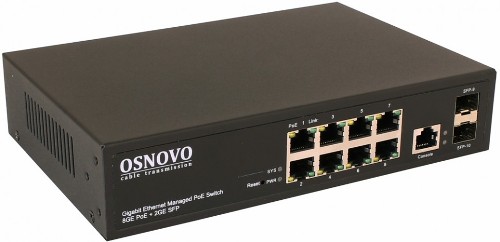 Коммутатор OSNOVO SW-80802/L(150W) Коммутатор OSNOVO SW-80802/L(150W)