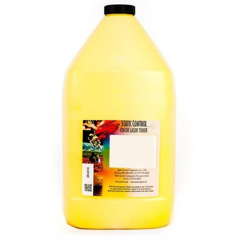Тонер Static Control OKIUNIV3-1KG-Y желтый для OKI С310/С3300/C610/С5500/С810/С8800, 1 кг.