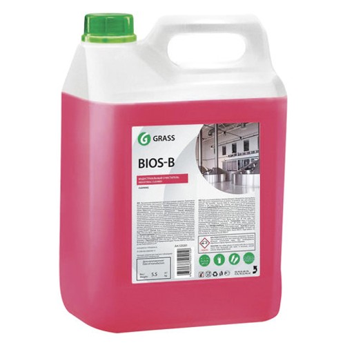 Универсальные моющие и чистящие средства 5,5 кг GRASS BIOS B, для промышленного оборудования, щелочное, концентрат, 125201