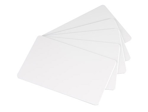 Классические пустые белые карты из ПВХ Evolis High Trust – 30 мил. (5 компл. по 100 карт) C4001