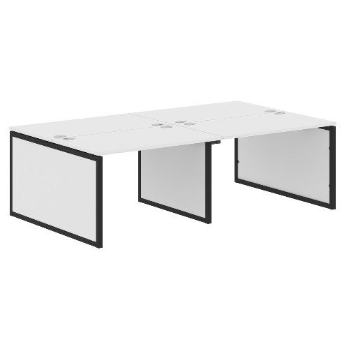 Бенч-система XTEN-QP XQPWST 2414, белый/антрацит, 2400х1406х750 мм Бенч-система XTEN-QP XQPWST 2414, белый/антрацит, 2400х1406х750 мм