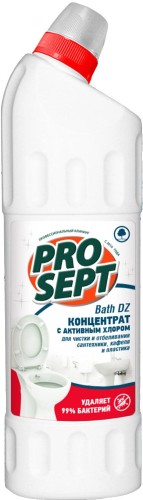 Средство для сантехники Prosept Bath DZ д/уборки и дезинф санитар комнат 1л