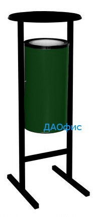Урна металлическая уличная СЛ-250 зеленый, Титан арт. Т15448