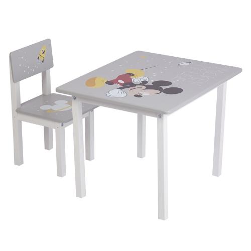 Комплект детской мебели Polini Kids Disney baby 105 S, Микки Маус, серый-белый