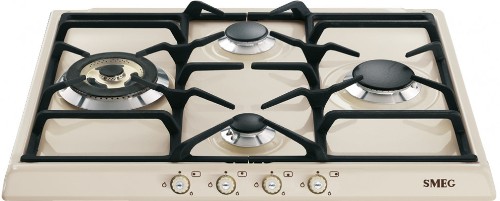 Встраиваемые газовые панели Smeg Smeg Cortina SR764PO Встраиваемые газовые панели Smeg Smeg Cortina SR764PO