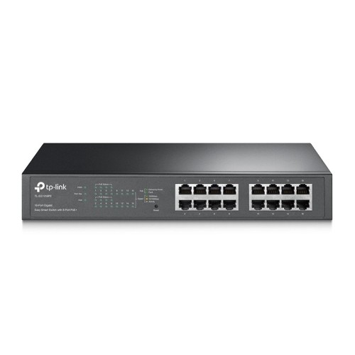 TP-Link TL-SG1016PE Коммутатор Easy Smart с 16 гигабитными портами (8 портов PoE+)