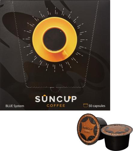 Кофе в капсулах Suncup Ethiopia жареный, молотый, 50кап/1уп