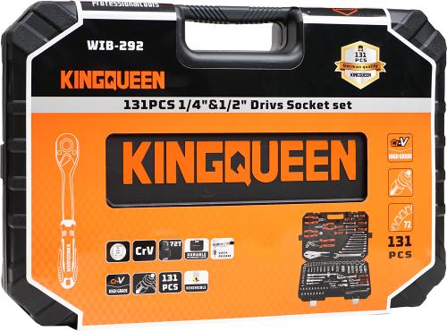 Набор инструментов KINGQUEEN 131 пред, 72 зуба WIB-292