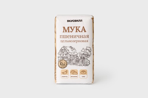 Мука пшеничная цельнозерновая, 500 г