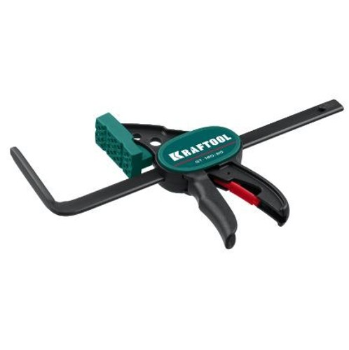 Струбцина быстрозажимная 160/60мм универсальная пистолетная, KRAFTOOL 32237