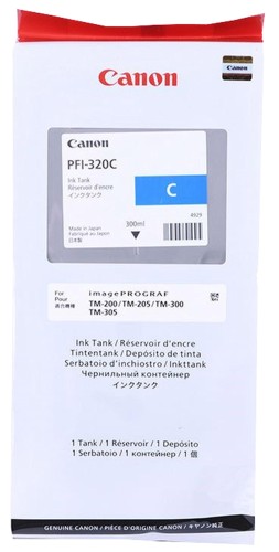 Картридж струйный Canon PFI-320C (2891C001) гол. для TM-200/205/300/305