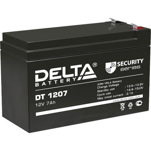 Батарея DELTA DT 1207 Батарея DELTA DT 1207