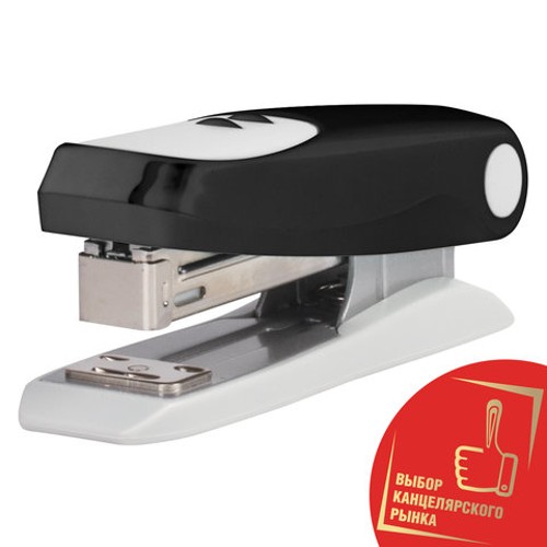 Степлеры настольные BRAUBERG &quot;Germanium&quot;, до 20 листов,№24/6, 26/6, черный