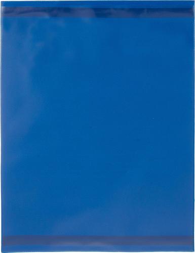 Карман для маркировки самоклеющийся синий 210х297 мм (А4)вертик. (10шт/уп)