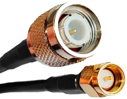 Интерфейсный TNC male - SMA male кабель (для Chainway URA4 5dBi), 15м х 10мм (LMR400-TS-15M)