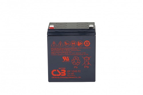 Батарея CSB серия GP, GP1245 (12V16W) , напряжение 12В, емкость 4Ач (разряд 20 часов), емкость 16 Вт/Эл при 15-мин. разряде до U кон. - 1.67 В/Эл при 25 °С, макс. ток разряда (5 сек.) 60А, ток коро... Батарея CSB серия GP, GP1245 (12V16W) , напряжение 12В, емкость 4Ач (разряд 20 часов), емкость 16 Вт/Эл при 15-мин. разряде до U кон. - 1.67 В/Эл при 25 °С, макс. ток разряда (5 сек.) 60А, ток коро...