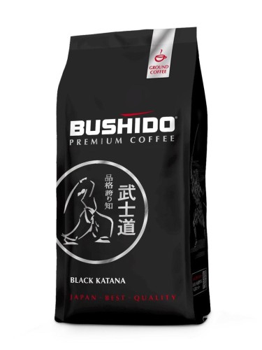 Кофе Bushido Black Katana молотый, 227г пакет