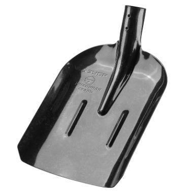 Совковая лопата с ребрами жесткости из рессорной стали, ЛСП без черенка, ЗУБР 39452