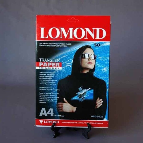 Термотрансфер LOMOND A4/50л струйный для тёмных тканей