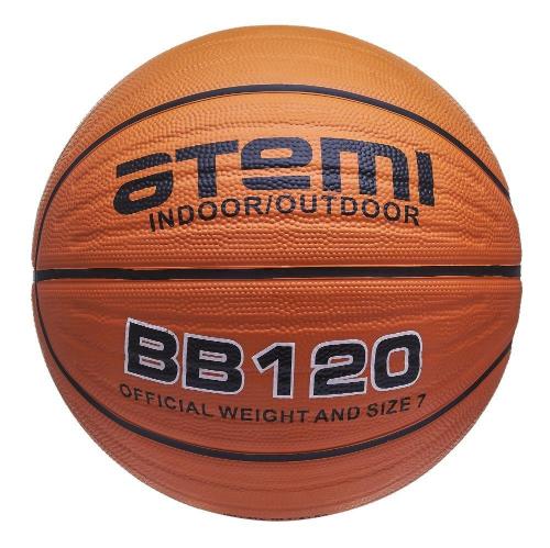 Мяч баскетбольный Atemi,р.7,мягк рез,deep channel,8 панел,BB120,00-00004637