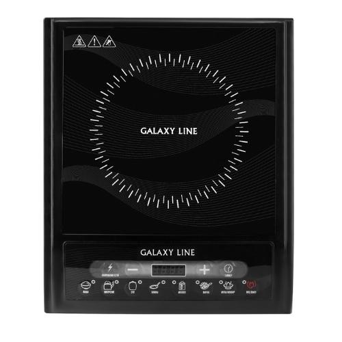 Плитка индукционная GALAXY GL 3054, 2000 Вт, 1 конфорка, 7 уровней, чёрная 9762531