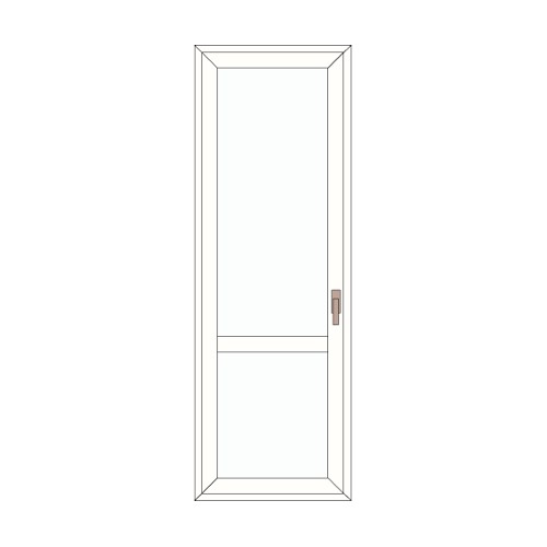 Балконный блок ПВХ Gealan S8000 800х2330