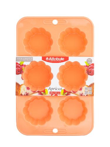 Форма для кексов APRICOT 6 ячеек ABS308